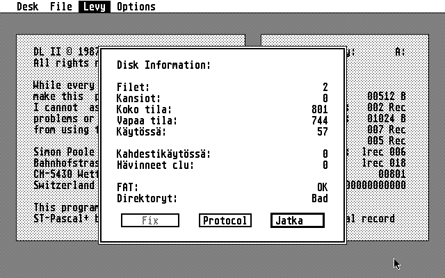 DL II atari screenshot